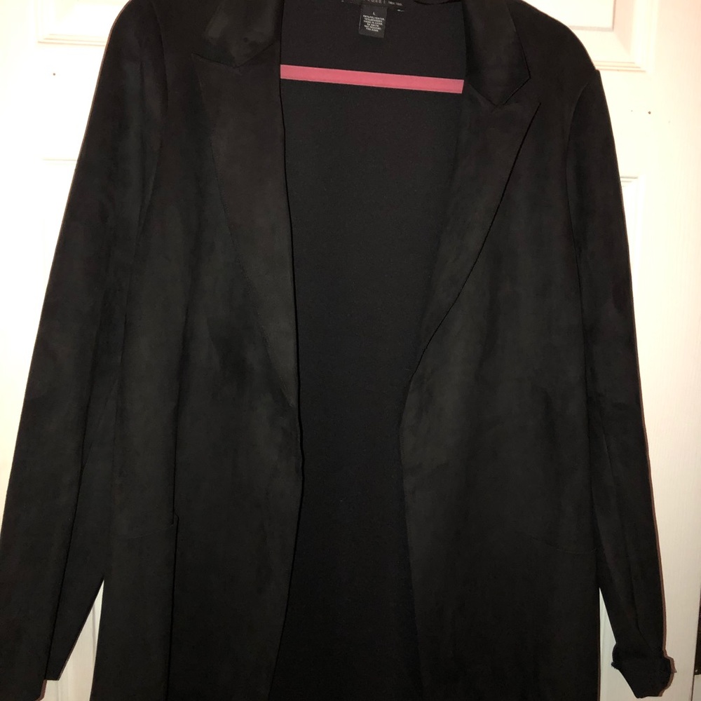 Black Fake Suede Jacket